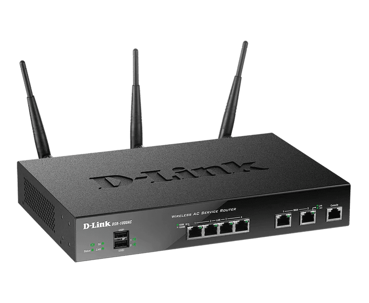 Wireless AC Unified Services VPN Router DSR-1000AC
