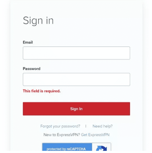 expressvpn Sign In