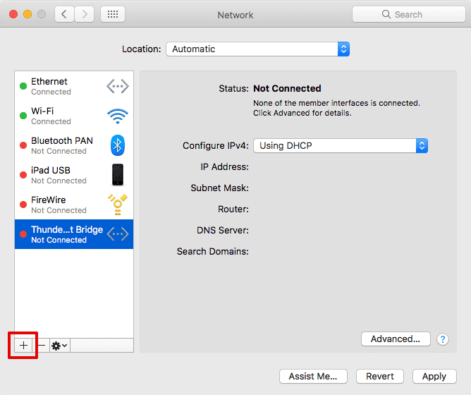 Click to create a new service - IKEv2 configuration for all major platforms